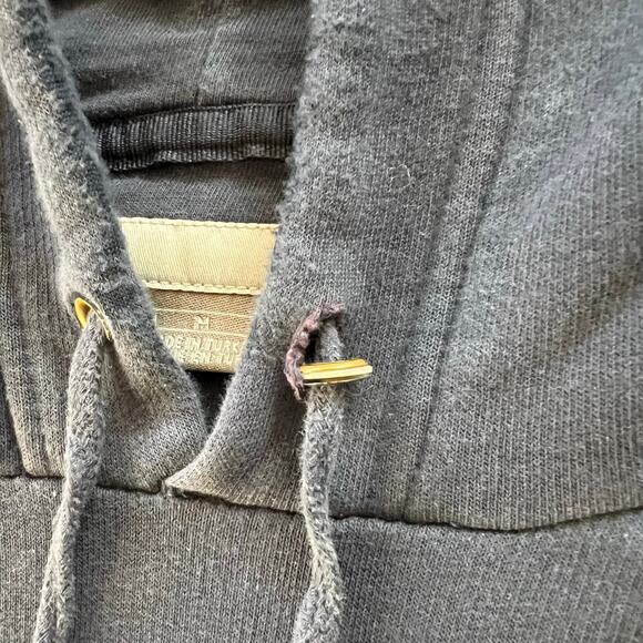 Vintage Y2K Navy Blue Nike Mini Swoosh Hoodie Sweatshirt M Paint Grunge Distress - Picture 8 of 9